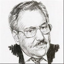 Carlos Fuente Sr. drawing portrait