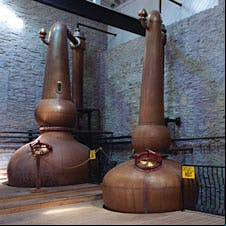 The stills at the Woodford Reserve Distillery.