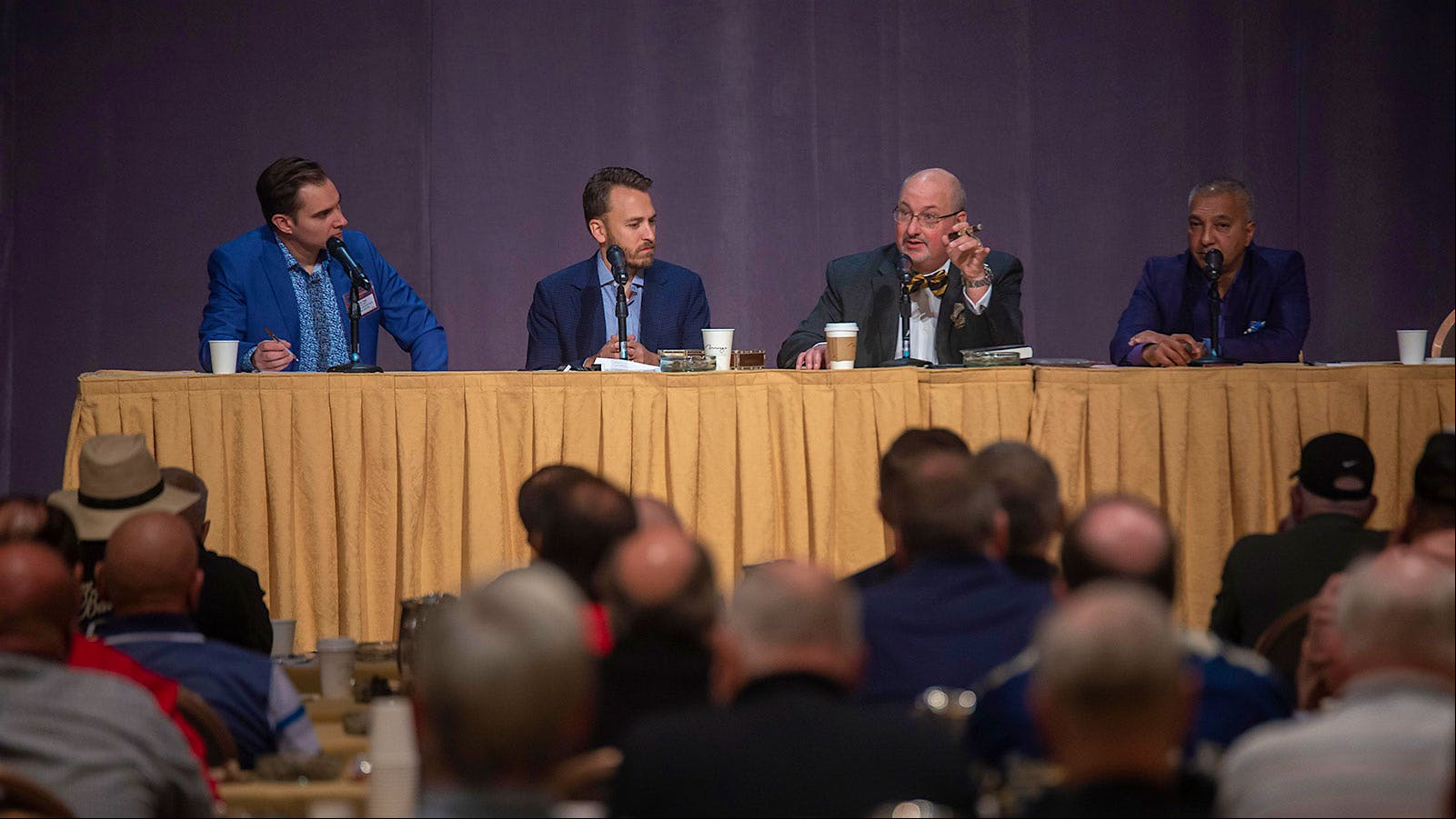 The FDA . From left:  Andrew Nagy, Drew Newman, Glynn Loope and Rocky Patel.